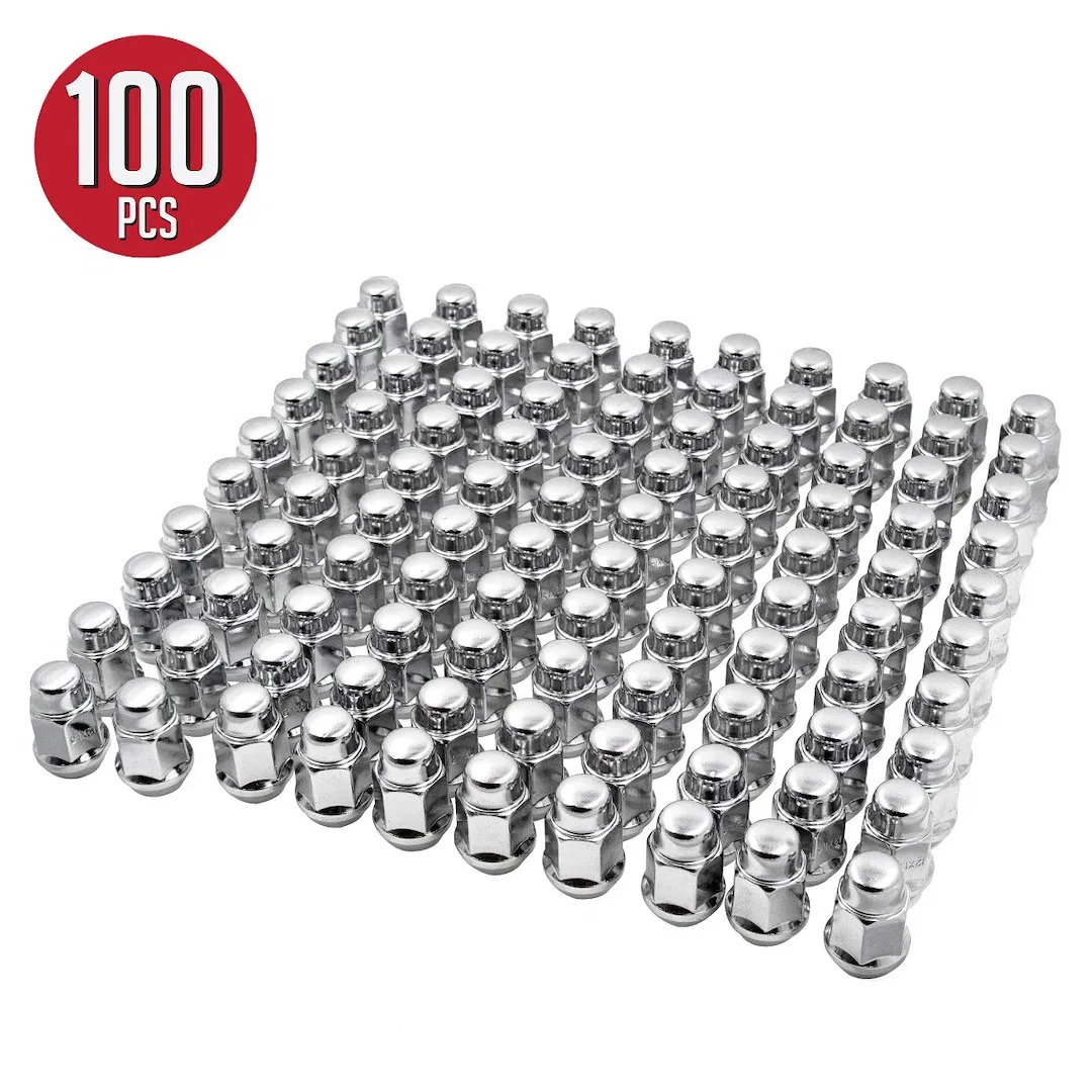 561145 – REVOLUTION Lug Nut, 12 Millimeter X 1.5 Thread Size 60 Degree Conical Bulge Acorn 1.38 Inch Overall Length 1...